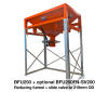 BFU250 Bulk Bag Filling Frame + slide valve & reducing funnel 200mm OD
