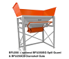 BFU250 - fitted with optional Clamshell Gate & Spill Guard