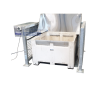 BKN125 Floor Mount Box Tipper - Optional Stainless Steel Bin retainer and insert