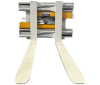 CJX 360 Degree Rotating Hydraulic Fork Clamp