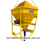 CKROF20-SVH Concrete Kibble Laydown with hydraulic operated slide valve 