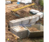 CWM12 - concrete blocks used as temp retaining wall