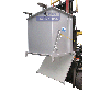 DBC Drop Bottom Forklift Bin - fork pockets industrial work site waste