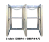 2 wide gas cylinder rack (GBSR4 + GBSR4-AS)