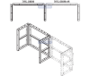 2 Wide Gas Cylinder Rack 2 wide (GBSR8 + GBSR8-AR)
