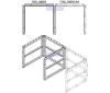 2 Wide Gas Cylinder Rack 2 wide (GBSR9 + GBSR9-AR)