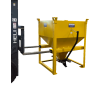 HBF Hopper Bin - Slide Valve with fork pockets for ease of transport