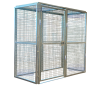MSC210 Fully enclosed Modular lockup Storage Cage - 2100mm