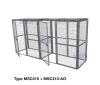 MSC210 + Fully enclosed Modular Storage Cage - 2100mm + MSC210-AO Add on