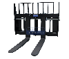QHF400 - pin mounted fork tines