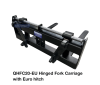 QHFC20-EU Hinged Fork Carriage + Euro Hitch