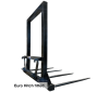 QVB4 Euro Hitch Tractor Bale Spear Attachment 