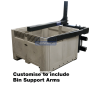 Euro Hitch 180° Rotator + Bin Support Arms