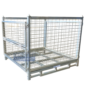 PCM-02 Stillage Cage - pallet sized mesh storage & transport cage