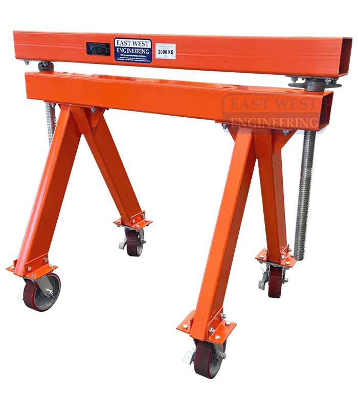 ATSJW 2T Adjustable Height Support Trestle with wheels