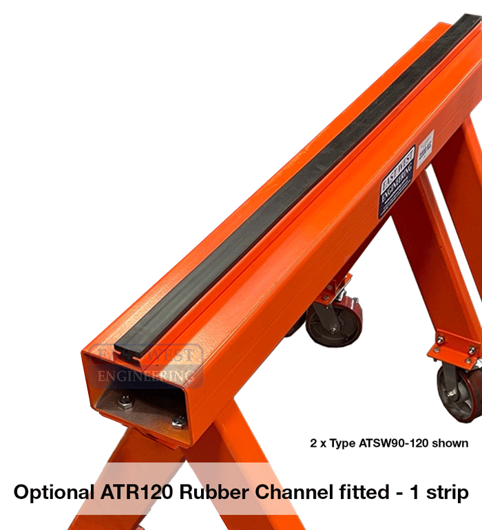 ATS Support Trestle with ATR120 Rubber for a non slip surface