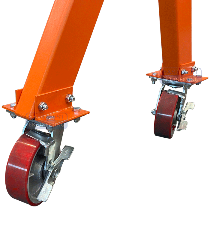 ATSW Support Trestle with Wheels 2T - locking wheels