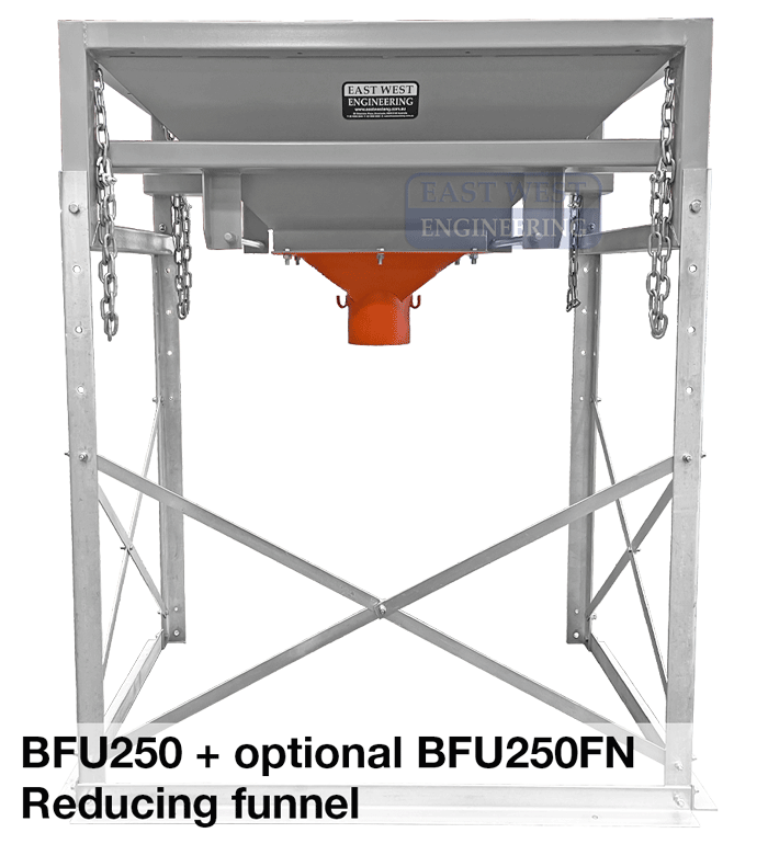 BFU250 Bulk Bag Filling Frame + Reducing Funnel
