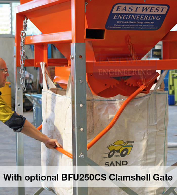 BFU250 - fitted with optional clamshell (BFU250CS)