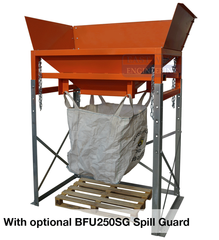 BFU250 - fitted with optional spill guard (BFU250SG)