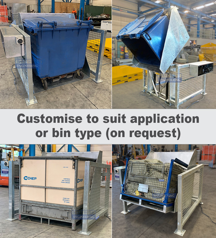 BKN125 Floor Mount Box Tipper - customise