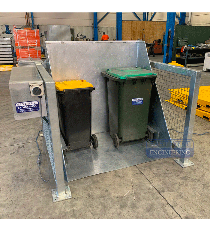 BKN125 Floor Mount Box Tipper - Wheelie Bin
