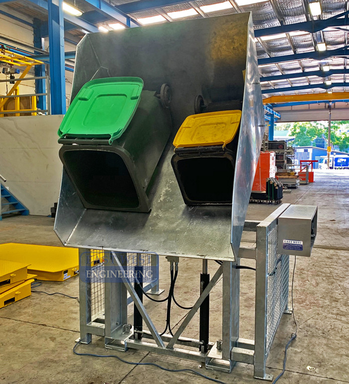BKN125 Floor Mount Box Tipper - Wheelie Bin