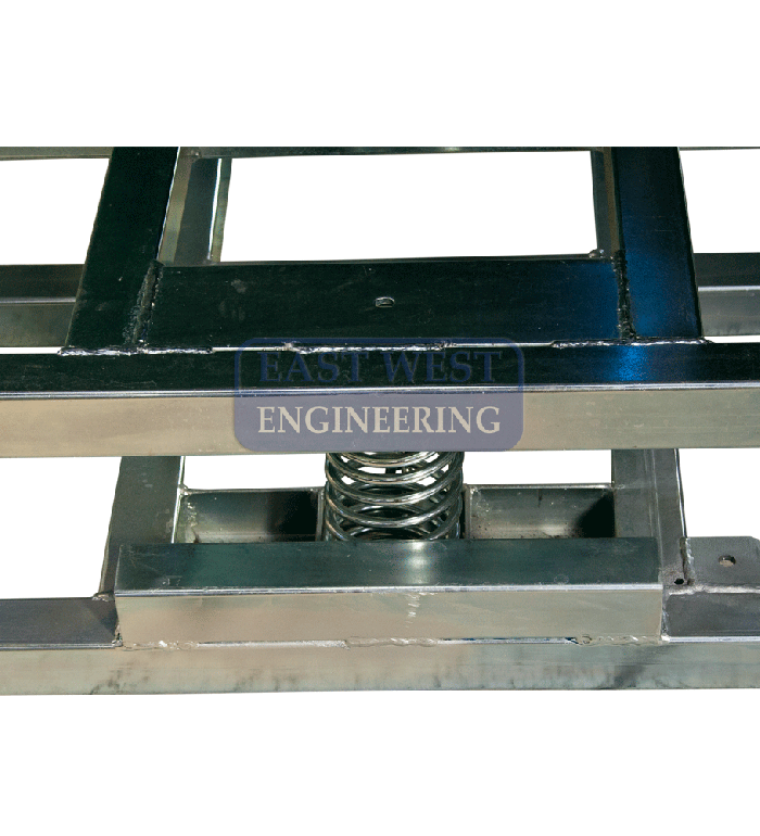 BTS10-NP IBC Bin Tilter - single spring setup