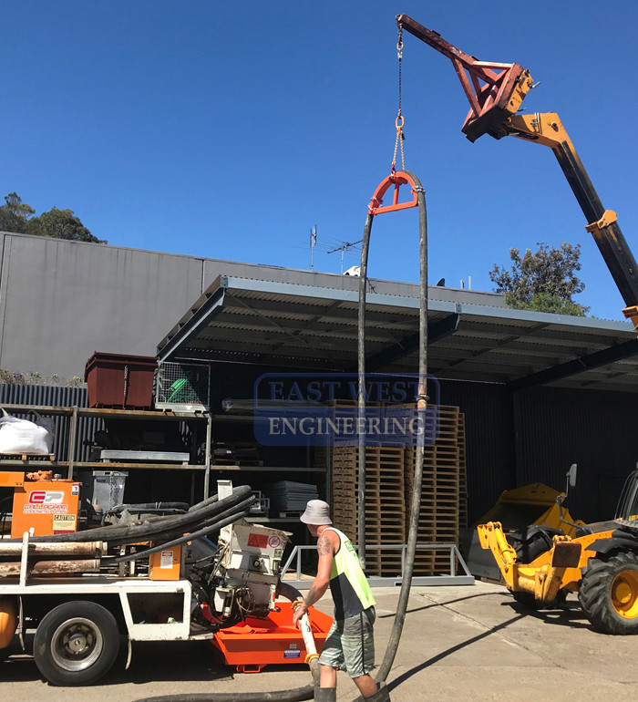 CCN215 - collects spillage washout water & concrete waste