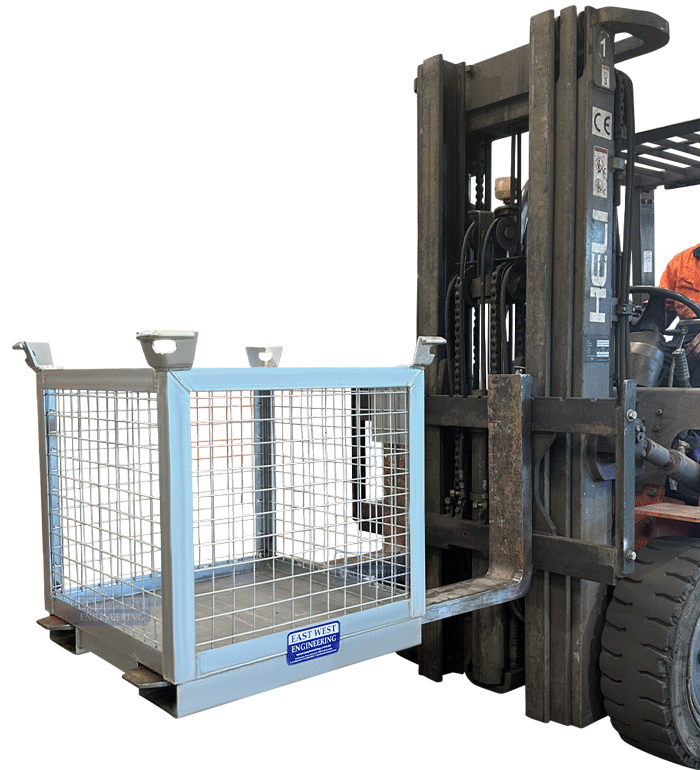 CGM Small Load & Tool Crane Cage on forklift