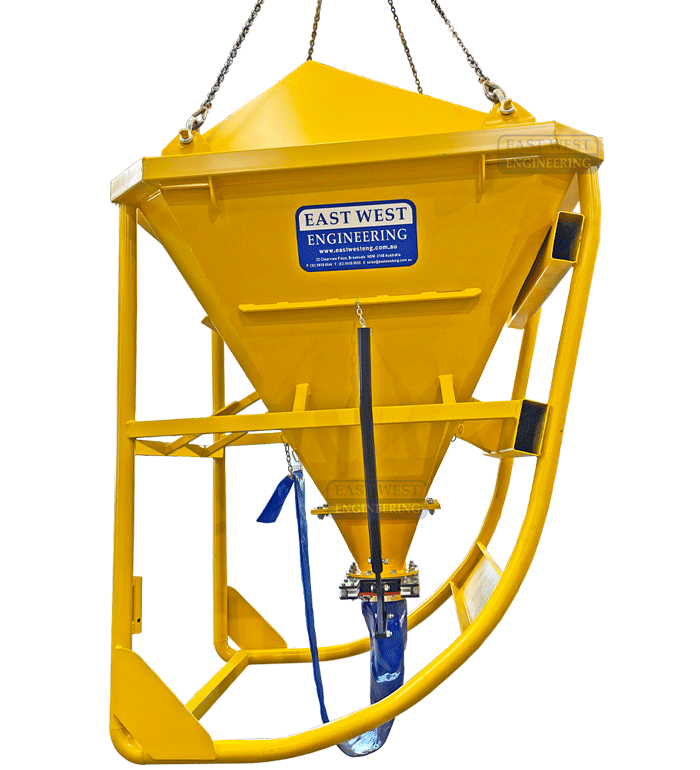 CKROF20-SV Concrete Kibble Laydown with Slide Valve 
