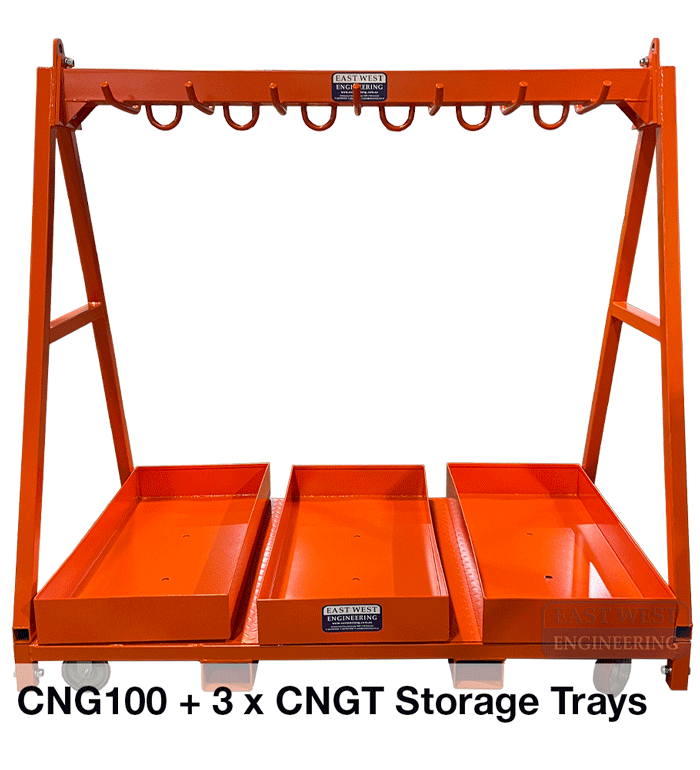 CNG100 + 3 x CNGT Storage Trays