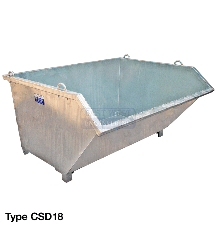 CSD Self Dumping Bin 1.85 cu.m capacity 1800mm wide