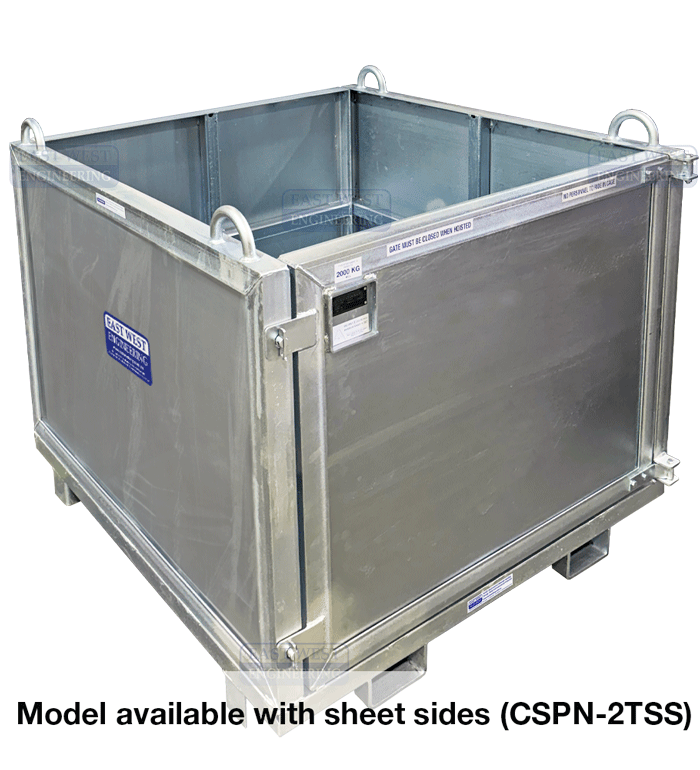 CSPN-2TSS Sheet Side Crane Goods Cage