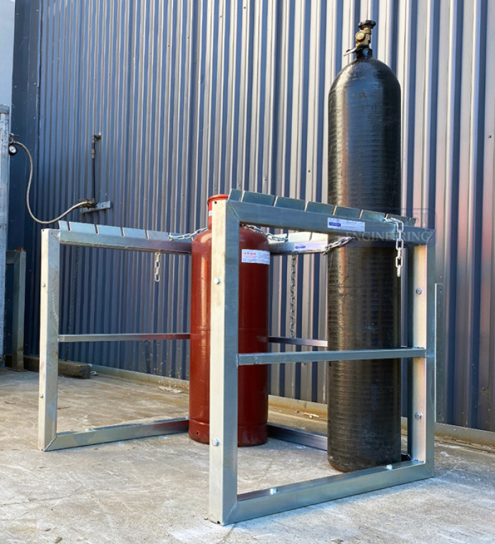 GBSR9 Gas Cylinder Storage Racks