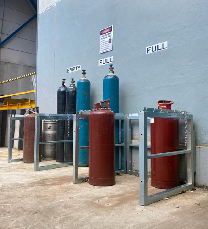 GBSR9 Gas Cylinder Storage Racks