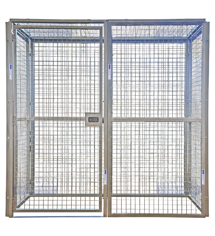 MSC210 wall mount Modular Storage Cage - 2100mm