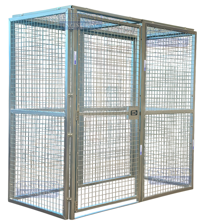 MSC210 Fully enclosed Modular lockup Storage Cage - 2100mm