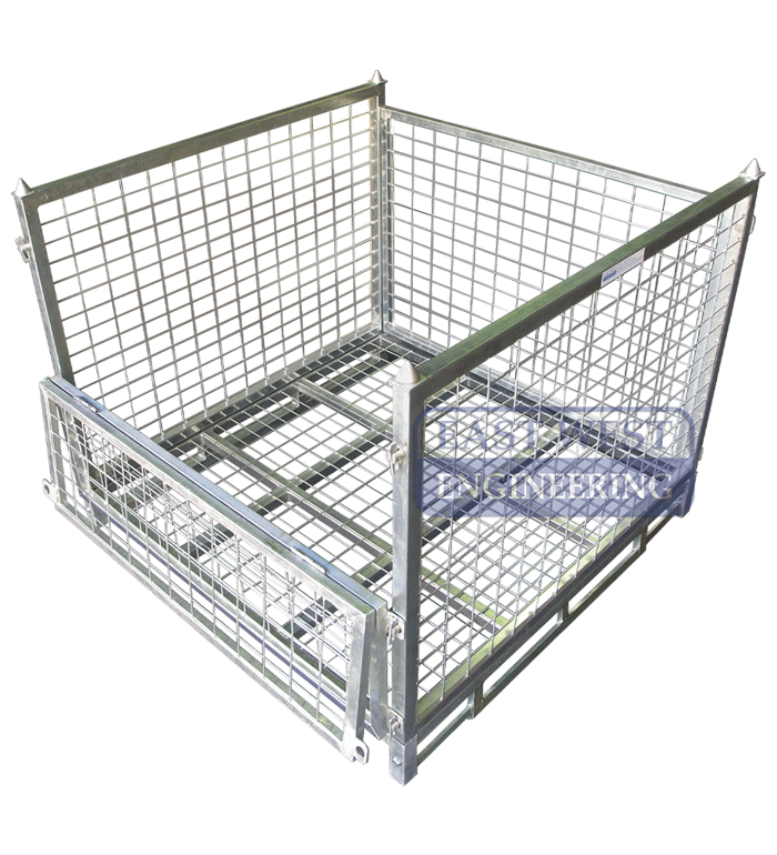 PCM-02 Stillage Cage - pallet sized storage & transport cage