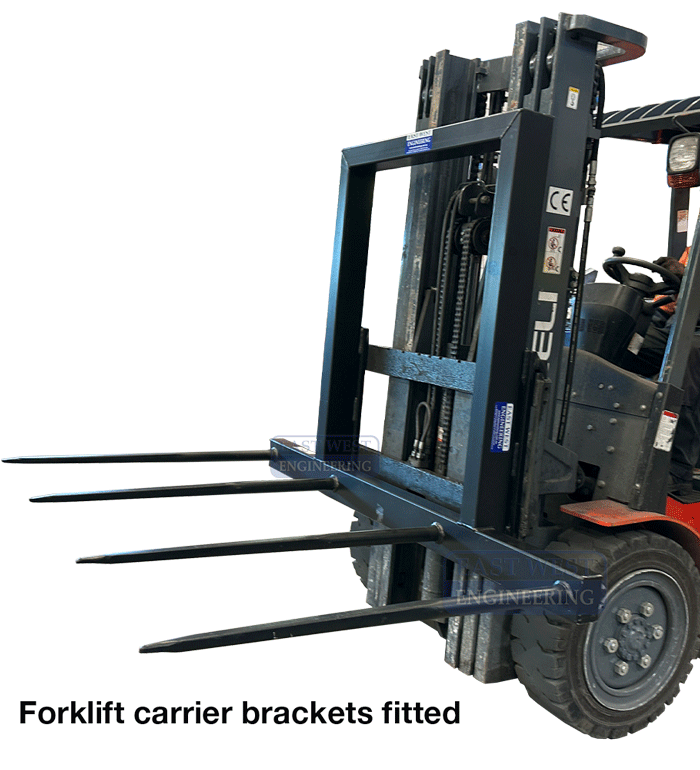QVB4 Forklift Bale Spear Attachment 
