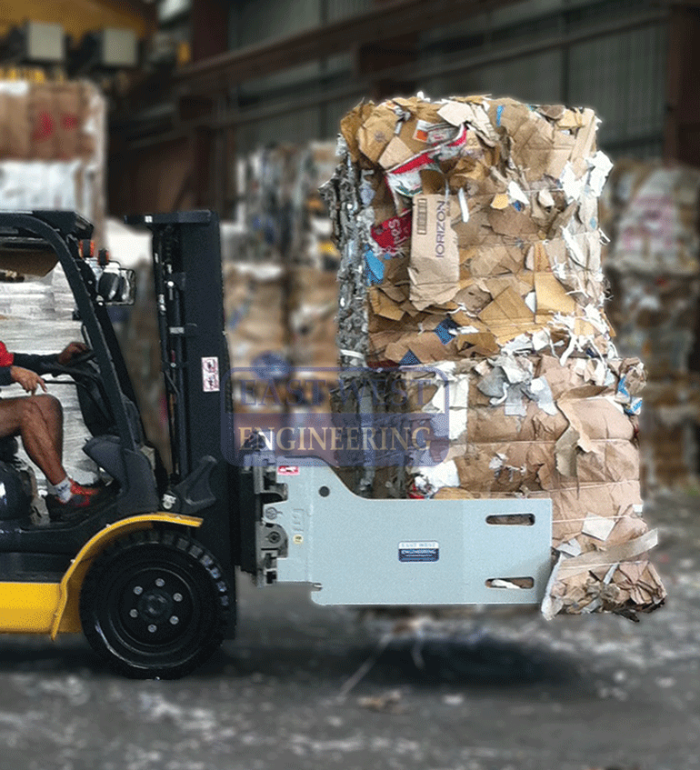 RBC Bale Clamp  - on forklift
