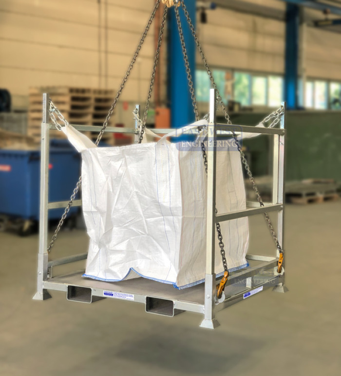 SKB150 Bulk Bag Stand - crane liftable