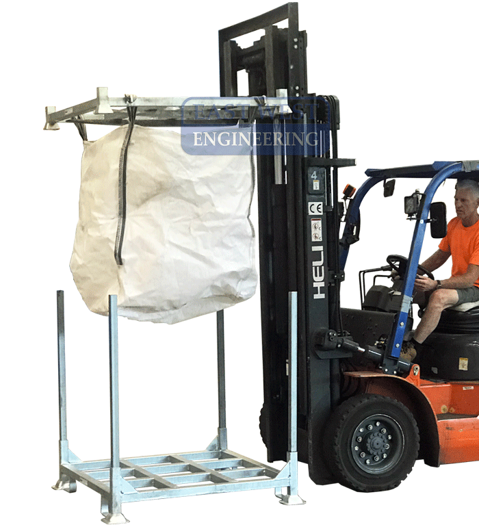 SKX100 Bulk Bag Frame + SKH100 Hopper