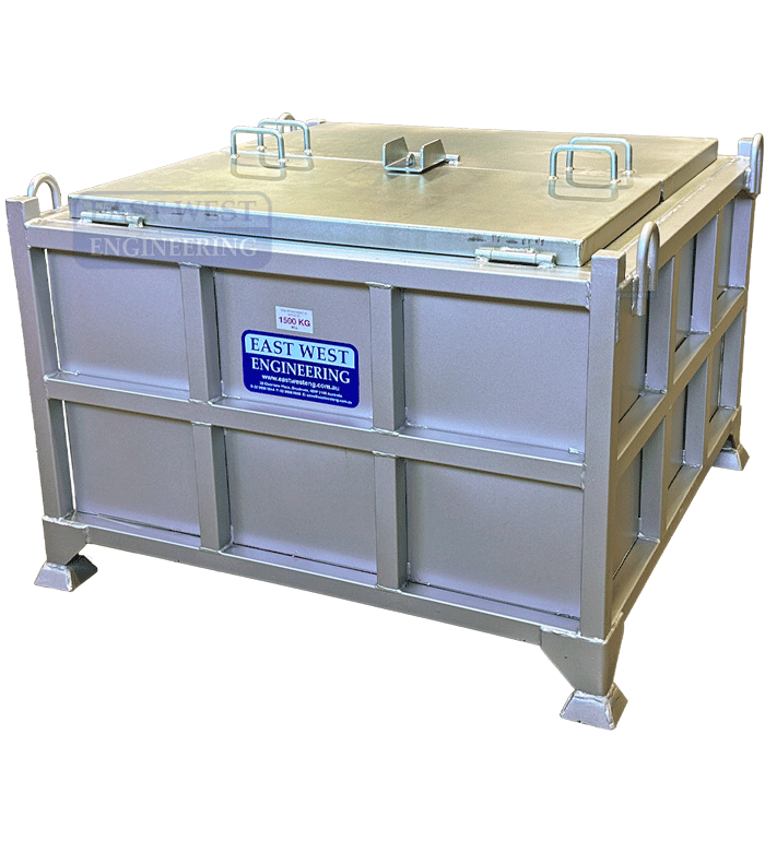 SMB1150LID Heavy Duty Storage Box with lockable lid