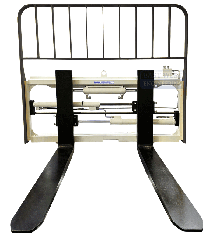 TJC Sideshifting Hydraulic Fork Positioner with Load Guard