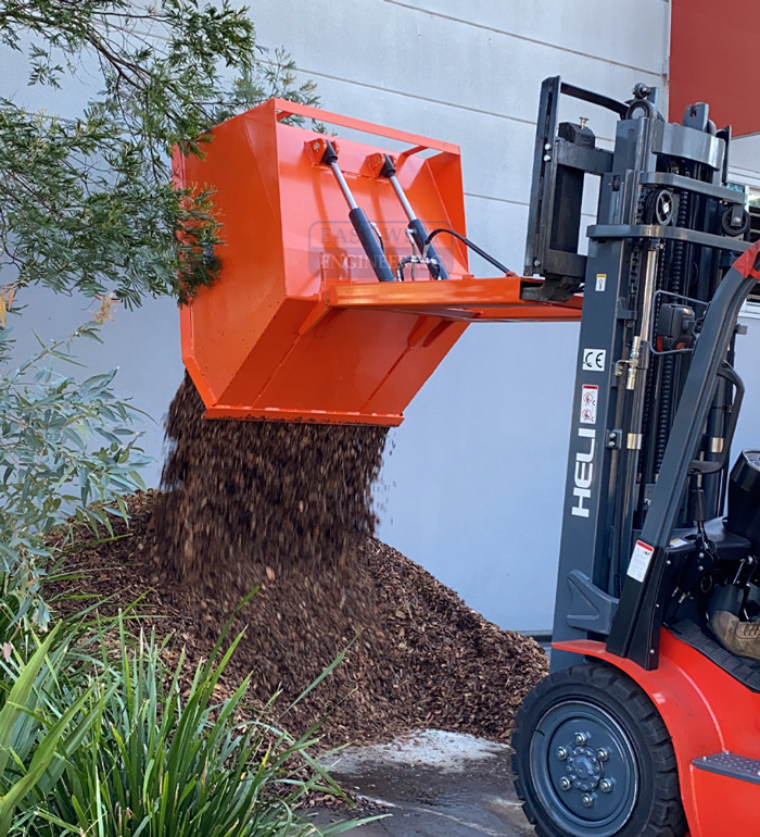 WHTB Hydraulic Bin Tipper & Digger